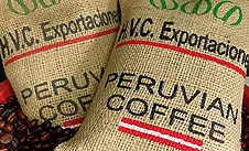 HVC dry mill processing Peruvian green coffee